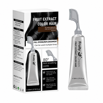 Natural Hair Dye Comb - Easy Gray Coverage at Home