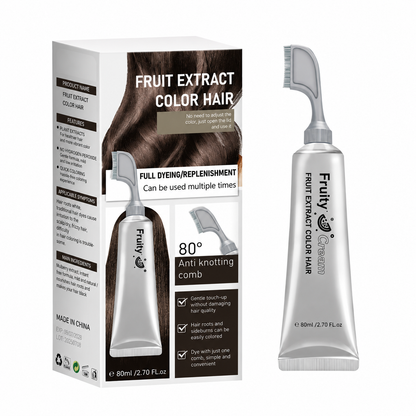 Natural Hair Dye Comb - Easy Gray Coverage at Home