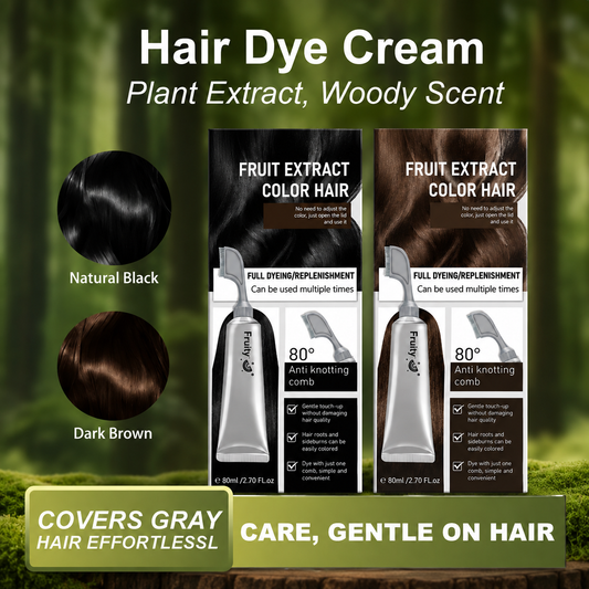 Natural Hair Dye Comb - Easy Gray Coverage at Home