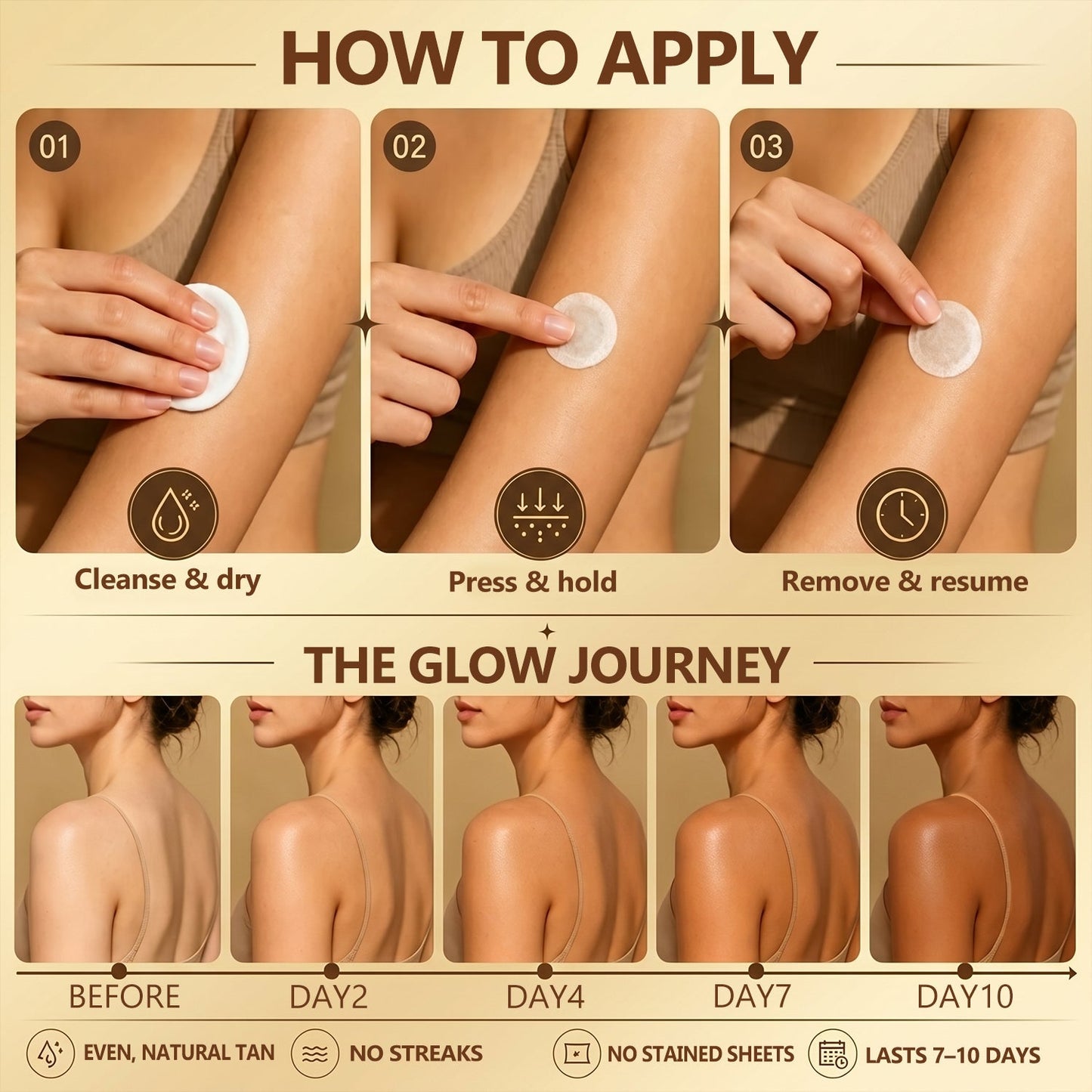 ☀️𝑶𝒇𝒇𝒊𝒄𝒊𝒂𝒍 𝑺𝒕𝒐𝒓𝒆 |☀️ Glaringme® 𝐒𝐮𝐧𝐥𝐞𝐬𝐬 𝐈𝐧𝐬𝐭𝐚𝐧𝐭 𝐁𝐫𝐨𝐧𝐳𝐞 𝐓𝐚𝐧𝐧𝐢𝐧𝐠 𝐌𝐢𝐜𝐫𝐨𝐧𝐞𝐞𝐝𝐥𝐞 𝐏𝐚𝐭𝐜𝐡 🇺🇸 (𝐉𝐮𝐬𝐭 𝐨𝐧𝐜𝐞 𝐚 𝐝𝐚𝐲) 𝐕𝐢𝐬𝐢𝐛𝐥𝐞 𝐁𝐫𝐨𝐧𝐳𝐞 𝐆𝐥𝐨𝐰 𝐢𝐧 𝟕 𝐃𝐚𝐲𝐬 ✅ 𝐍𝐨 𝐔𝐕, 𝐍𝐨 𝐎𝐫𝐚𝐧𝐠𝐞, 𝐍𝐨 𝐒𝐭𝐫𝐞𝐚𝐤𝐬, 𝐍𝐨 𝐃𝐇𝐀, 𝐍𝐨 𝐌𝐞𝐬𝐬.