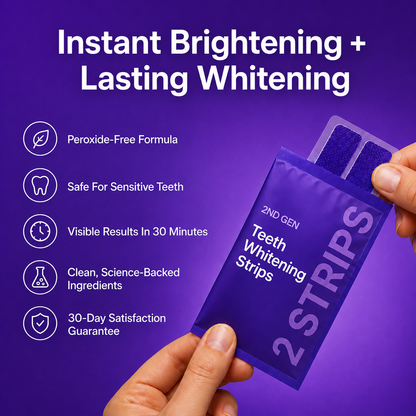 🔥HOT SALE🔥 Purple Teeth Whitening Strips