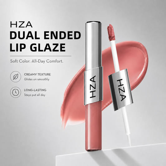 ✨Twin Lip — Dual-Ended Liquid Lipstick with Velvet Matte Color and Glossy Shine
