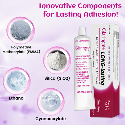🔥100K+SOLD🔥Glaringme Thermoplastic Denture Adhesive🦷💙