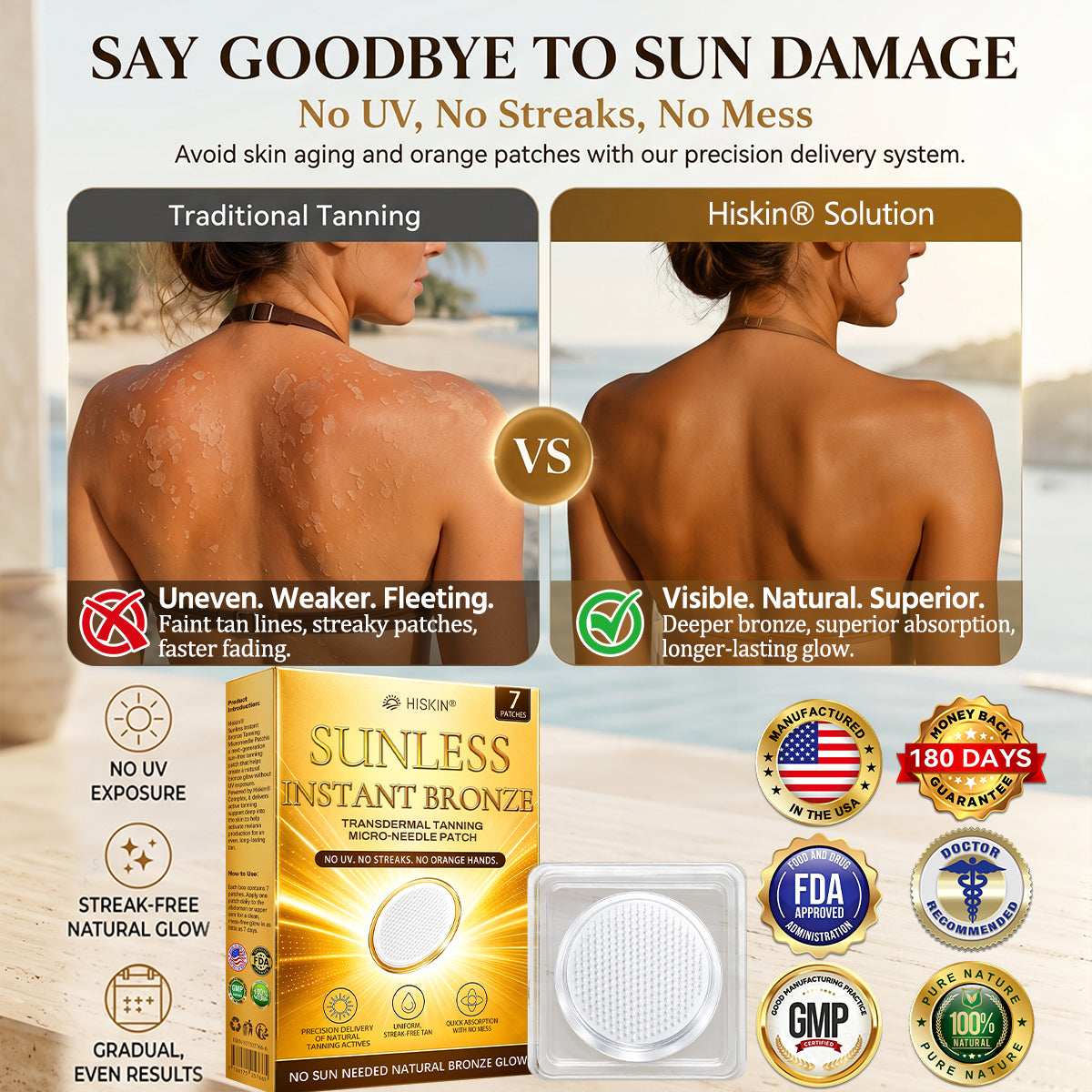 ☀️𝑶𝒇𝒇𝒊𝒄𝒊𝒂𝒍 𝑺𝒕𝒐𝒓𝒆 |☀️ Glaringme® 𝐒𝐮𝐧𝐥𝐞𝐬𝐬 𝐈𝐧𝐬𝐭𝐚𝐧𝐭 𝐁𝐫𝐨𝐧𝐳𝐞 𝐓𝐚𝐧𝐧𝐢𝐧𝐠 𝐌𝐢𝐜𝐫𝐨𝐧𝐞𝐞𝐝𝐥𝐞 𝐏𝐚𝐭𝐜𝐡 🇺🇸 (𝐉𝐮𝐬𝐭 𝐨𝐧𝐜𝐞 𝐚 𝐝𝐚𝐲) 𝐕𝐢𝐬𝐢𝐛𝐥𝐞 𝐁𝐫𝐨𝐧𝐳𝐞 𝐆𝐥𝐨𝐰 𝐢𝐧 𝟕 𝐃𝐚𝐲𝐬 ✅ 𝐍𝐨 𝐔𝐕, 𝐍𝐨 𝐎𝐫𝐚𝐧𝐠𝐞, 𝐍𝐨 𝐒𝐭𝐫𝐞𝐚𝐤𝐬, 𝐍𝐨 𝐃𝐇𝐀, 𝐍𝐨 𝐌𝐞𝐬𝐬.
